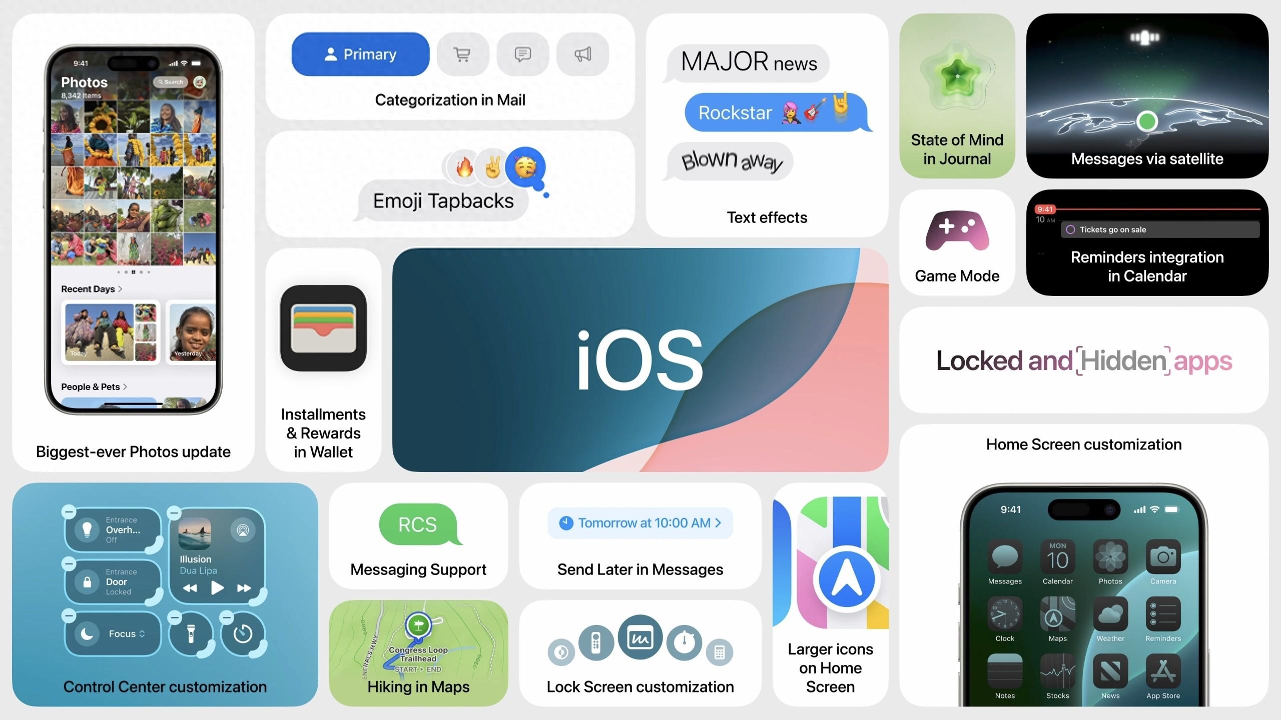ios18升级了哪些内容？（iOS18新功能总结）