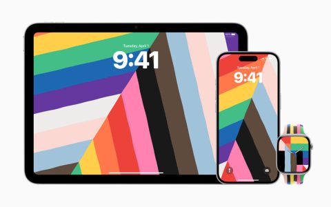 Apple 推出 2025 彩虹系列壁纸