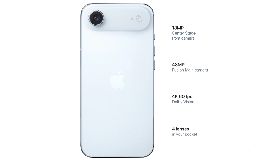 【参数查询】iPhone Air 详细参数全解析:苹果史上最薄 iPhone 的极致轻薄之道 的配图 【参数查询】iPhone Air 详细参数全解析:苹果史上最薄 iPhone 的极致轻薄之道